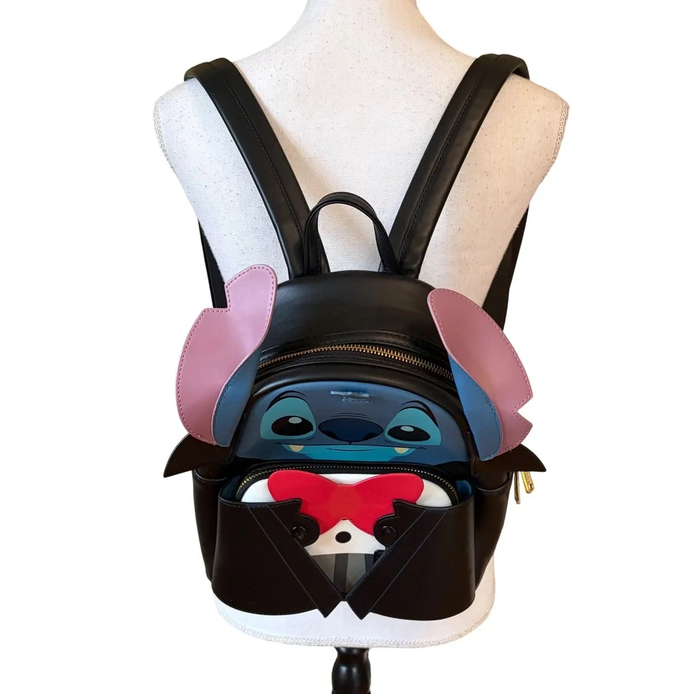 Loungefly Disney Lilo & Stitch Vampire Women's‎ Mini Backpack Bag Purse Like New
